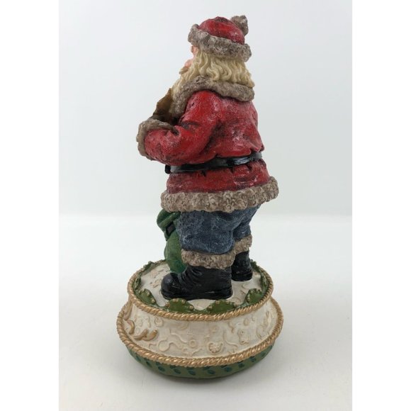 Home For The Holidays Visions Of Santa Wind Up Musical Figurine 1913 - Picture 8 of 10